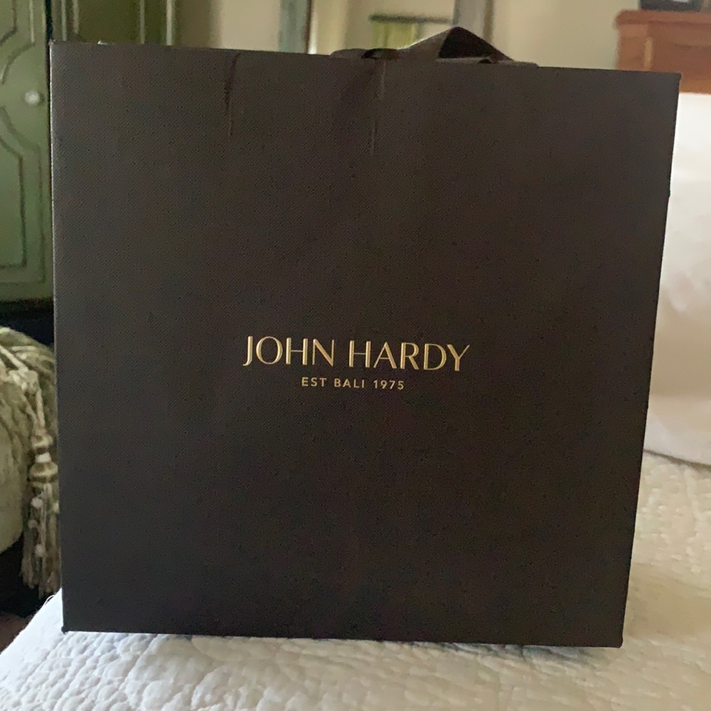 John Hardy Authentic Brown Shopping Bag